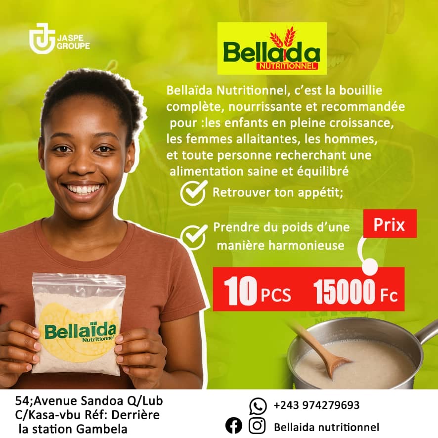 BOUILLIE BELLADA Nutritionnel